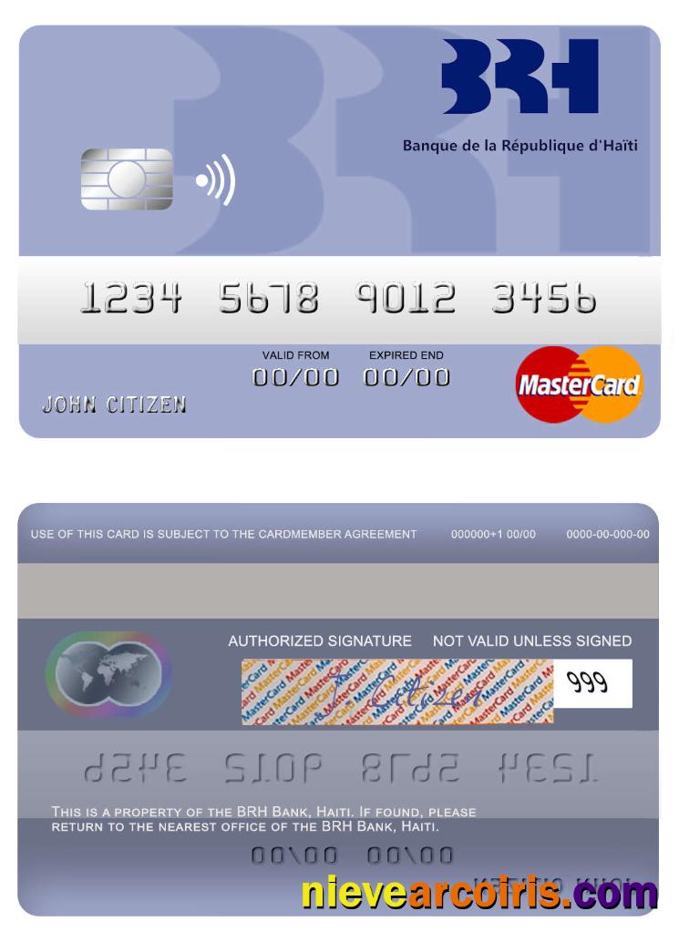 Haiti BRH Bank mastercard